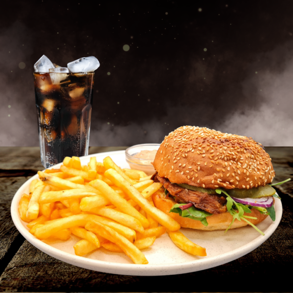 Meniu Hamburger Pulled Pork 470 g